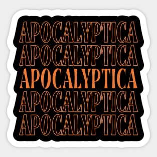 Retro Gifts Name Apocalyptica Personalized Styles Sticker